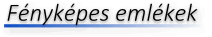 fenykepesemlekek